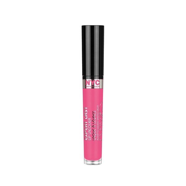 N.Y.C. New York Color Expert Last Lip Lacquer, Coney Island Candy, 0.15 Fluid Ounce