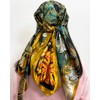 Julunar Silk Like Head Scarf for Women - Satin Large