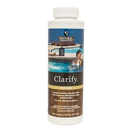 Natural Chemistry Clarify, 1 Pint, Clarifies Cloudy Water Quickly, Improves Filtration, Suitable for Use with All Sanitizers