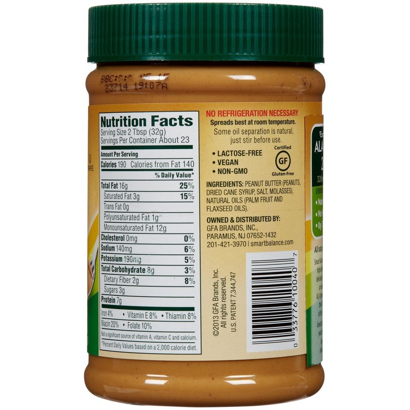 Smart Balance Rich Roast Peanut Butter-Creamy-26 oz