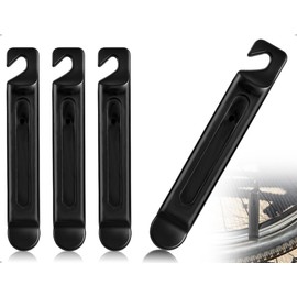 AOYEGIC Pack of 3 Bicycle Tyre Levers, Durable Plastic Bicycle Tyre Repair Tool, Used for Home, Travel, Outdoor Activities, Repair Workshop (Black)