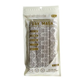 1DAY MASK Standard Size EU-BEG 7 Pieces Per Bag Set of 2 Bags Non-woven Mask Pattern Mask