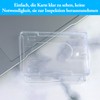 ID Card Holder, Pack of 2 Transparent Card Cases with