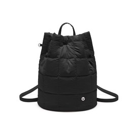 WESTBRONCO Small Backpack for Women Puffer Quilted Casual Daypack Backpacks, Puffy Nylon Drawstring Backpack for Travel