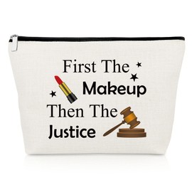 Future Lawyer Gift Makeup Bag Attorneys Gifts Lawyer Gifts for Women Law Student Gifts Birthday Gift Idea for Attorney Graduation Gifts for Law School Cosmetic Bag Paralegal Gifts Prosecutor Gifts