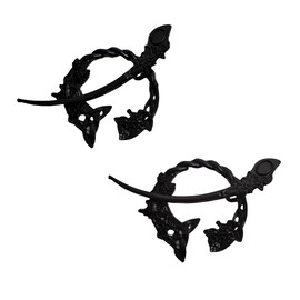 LANGHONG 2PCS Legendry Norse Viking Brooch For Women Knot Brooch Talisman Jewelry, Gift For Men and Women (KSL3)