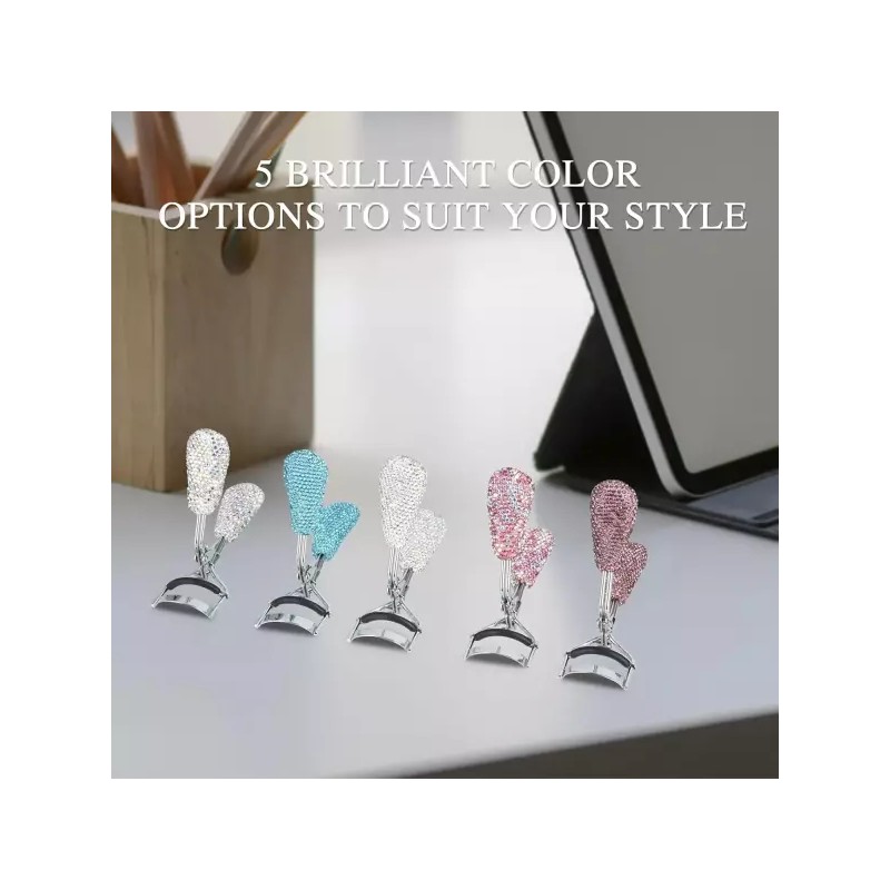 Bling 블링 라인스톤 속눈썹 컬러스 스테인리스 스틸 천연 및 오래