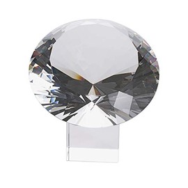 LONGWIN Pisapapeles grande de 50.8cm (20 pulgadas) con diamante de cristal, pieza central de boda por LONGWIN - Diamante de cristal
