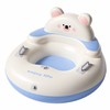 34.3 Inch Inflatable Snow Tube with Backrest and Handles, Thickened