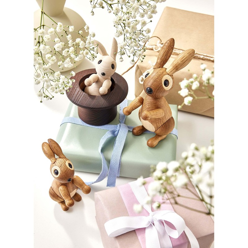 Spring Copenhagen Bounce - Cute Wooden Rabbit | Wooden Figure
