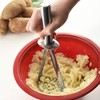 Norpro 1231 Krona S/S Masher with Guard, Silver
