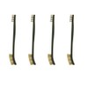 5-Piece Brass Wire Brush Set, Small Brass Wire Brushes, Mini