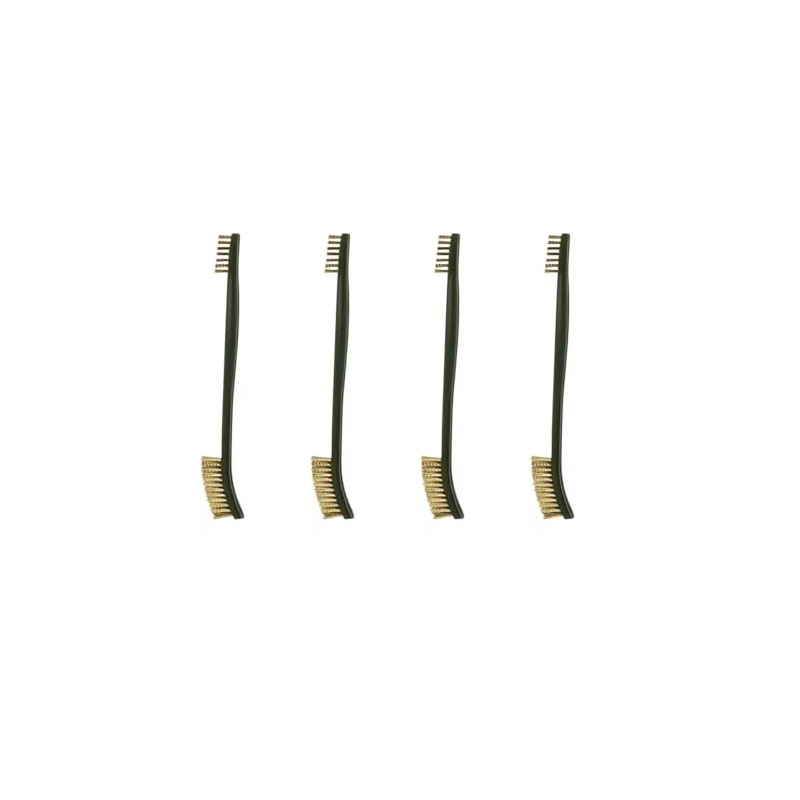 5-Piece Brass Wire Brush Set, Small Brass Wire Brushes, Mini