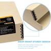 Lineco Museum Archival Storage Box, 9.25x11.75x3 in. Drop Front Design.