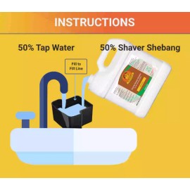Shaver Shebang Remington PowerClean - replace 48 bottles from 4 Shaver Shebang NextGen bottles