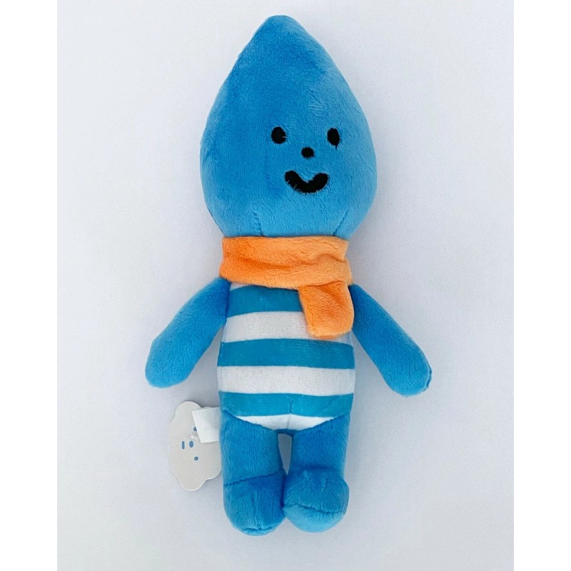 Fluffy House Cute Blue Little Raindrop Plush Stuffed Toy, Raindrop