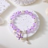 Rrdaily 2Pcs Matching Starfish Shell Bracelets for Daughter Friends Cute