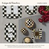 MACKENZIE-CHILDS Enamel Switch Plate, Light-Switch Cover, Single Toggle, Black-and-White Courtly