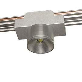 Jesco Lighting MTSL21112040 Felisa Solaris - 150mA LED Miniature Track System Spot Light, Satin Nickel Finish