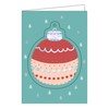 Ursus 3080099F Embroidery Card Set, Christmas, Greeting Cards A6, for