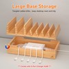 Pezin & Hulin Bamboo Charging Station with Watch Stand, Docking