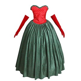 Pacreck Adult May Cosplay Costume Anime Christmas Dress Gloves Outfit for Women