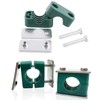 Hydraulic Pipe Clamp 2PCS Plastic Pipe Clamps Standard Metric Tube