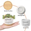 DecStic Askhole Definition Planter Ceramic Bible Verse Round Flower Pots