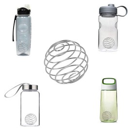 5 uds licuadoras de proteínas para batidos, mezclador de alambre de acero inoxidable de grado alimenticio SourceTon, bola mezcladora para coctelera, vaso para botella de bebida