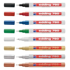 Edding 780 Fine Gloss Paint Marker 0.8 mm Economy Pack. Customisable