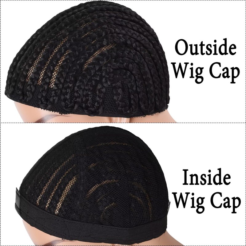 Royota Braided Wig Cap For Crochet Hair Braids Breathable Cornrow