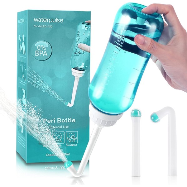 Po Dusche mit Intimwaschpads, Portable Bidet mit Taste, Intimdusche mit