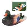 Simulation Water Floating Duck Sculpture Ornament Synthetic Resin Artware Fountain