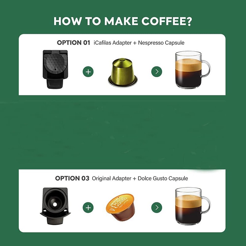 Support Converting Reusable Coffee Cans for Espresso Capsules Original Line,