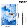 WHENZOO Diary with Lock, A5 PU Leather Journal with Lock