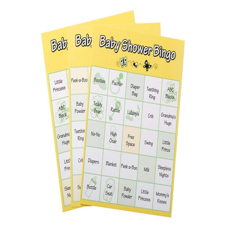 Darice Baby Shower Bingo Game, 24 Pieces