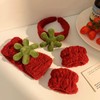 3pcs Tomato Set Anti-Wet Hair Band and Wristband Set for