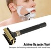 Double Edge Safety Trimmer Reusable Slip Resistant Metal Men Safety