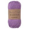 Utopia Crafts Re-Cotton Knitting Yarn, 100g (Viola Purple)