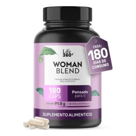 Multivitamínico Para Mujer 180 Cápsulas Sin Sabor Suplemento Alimenticio | LIFE360+
