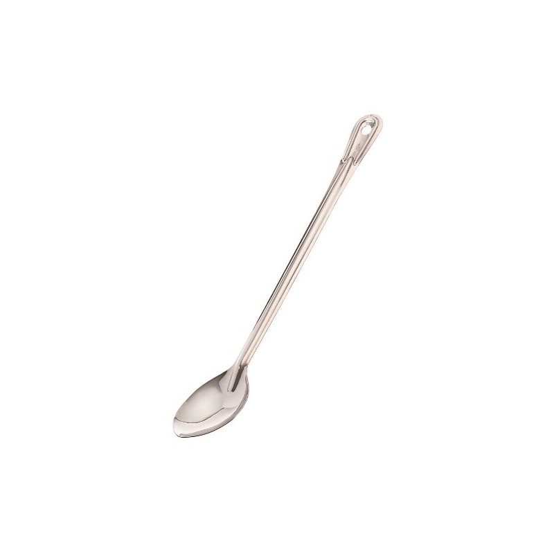 Browne Foodservice 18" Extra Long Handled Solid Serving Spoon