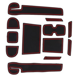 Entatial Almohadilla organizadora de Consola Delantera, 12 Piezas Flexibles de Repuesto de Alfombrillas de Consola Central para Swift 2018-2020 para Coche