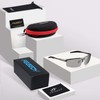 FEISEDY Polarized Photochromic Sunglasses Men UV400 Oval Square Small Alloy