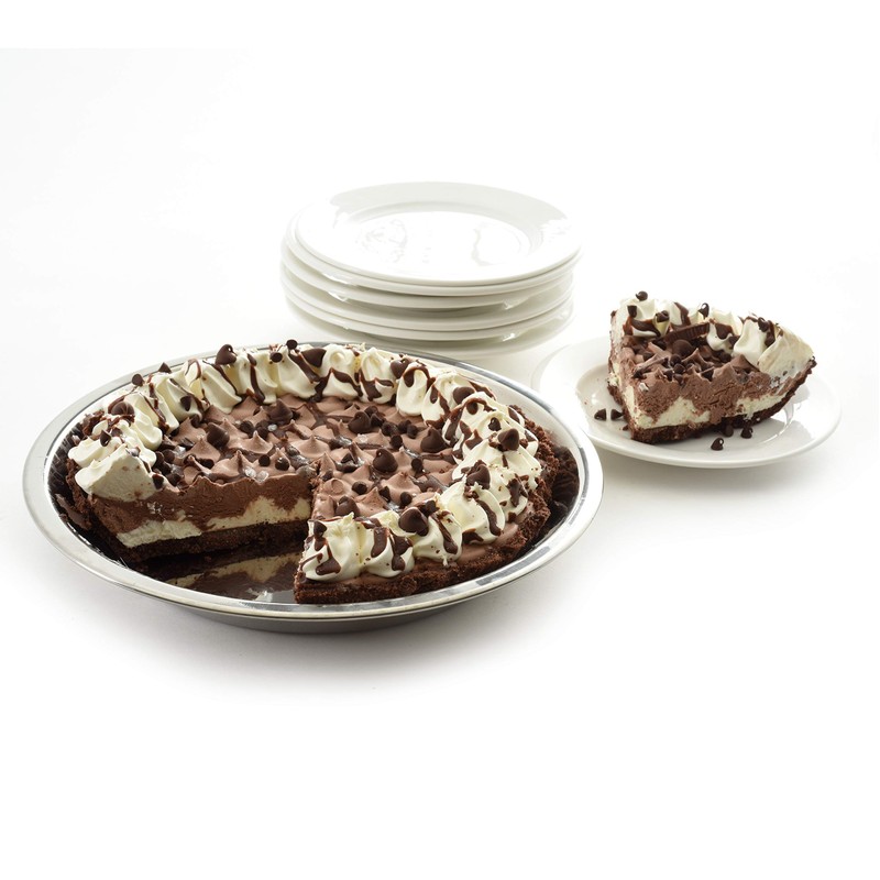 Norpro 3811 Stainless Steel Pie Pan, 9" x 1.5", 1