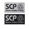 SCP Foundation Patch Special Containment Procedures Foundation Logo Embroidered Biker