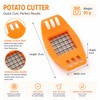 French Fries Potato Cutter for Home Kitchen – Multifunction Metal