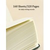 AUMAYCO A5 Notebook - A5 Notepad Hardcover Thick Notepad 160