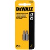 DEWALT DW2202 #2 Square Recess Bit Tip (2-Pack)