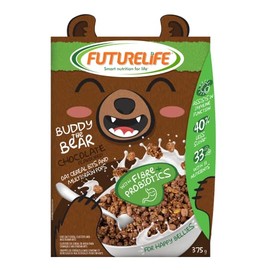 FUTURELIFE Oat Cereal Bits & Multigrain Pops | Kids Cereal | 375g/13.2oz | 33 Nutrients | Assist with Immune Function | High In Fiber | Added Probiotics | 3.4g Protein | (Chocolate, 2)
