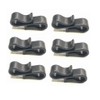 Teensery 100 Pcs Plastic S Shaped Hook Multi-Purpose Mini Hooks